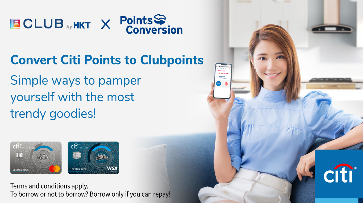 Citi Points Conversion to Clubpoints